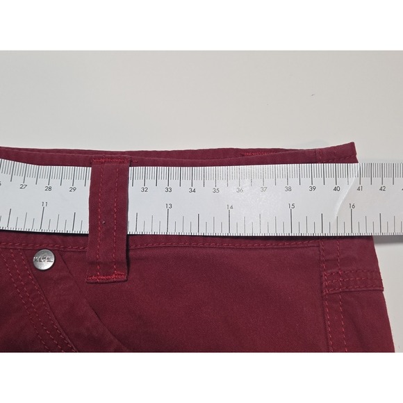 Kuhl Vintage Patina Dye Cargo Red Roll Up Hiking Pants Women's Size 8 Regular - Picture 9 of 14